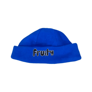 Fruity Beanie Polar Fleece Logo Royal